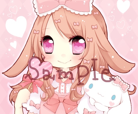 少女漫画風のSNSアイコンお描きします 雑誌掲載実績のある絵師があなたを綺麗に仕上げます❀*。 イメージ1