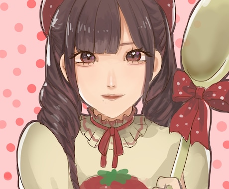 イラスト作成します 少しリアルテイスト、厚塗りなイラスト作成します イメージ1