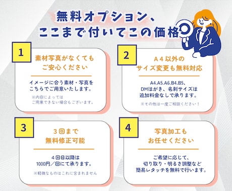 集客できるチラシデザイン制作します 【安い×早い】ポスティング現場目線で反響重視設計 イメージ2