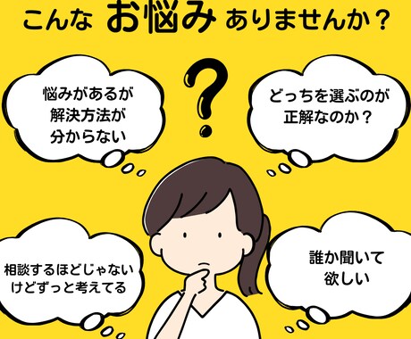 モヤモヤ言語化！たった1往復で心の悩みを整理します 行動への一歩を見つけ、スッキリとした気持ちへ導きます イメージ2