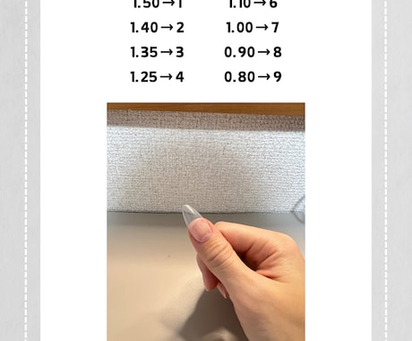測定用クリアネイルチップをお送りします ネイルチップのサイズ測定用のクリアチップをお送りします！ イメージ1