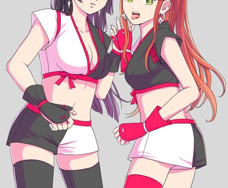 ぱきっとした女子イラスト描きます 明るい雰囲気の女子キャラ／男子もOK! イメージ2