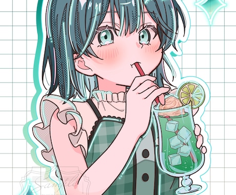 1枚絵、サムネイル、アイコン描きます あなただけの特別なイラスト丁寧に仕上げます！ イメージ2