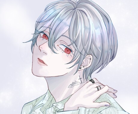 SNSアイコン／イラスト作成します 男女問わず！クール・地雷・お耽美系等得意です！ イメージ2