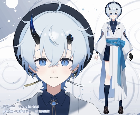 Vtuberデビュー応援!!全工程制作します 高品質Live2Dモデル！キャラデザ〜表情差分まで全部込み！ イメージ2