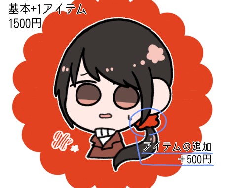 アイコン制作♢創作･コテキャ･代理アイコン描きます 他人の描いたうちの子が見たい！ イメージ2