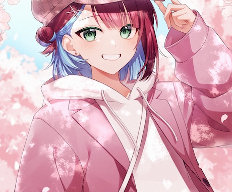 立ち絵や一枚絵などご要望のイラストをお描きします イメージ1