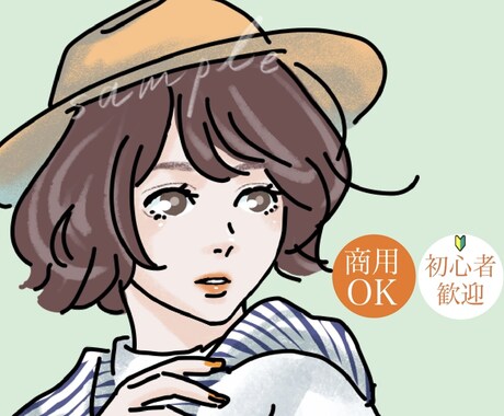 商用OK◎タッチを活かした個性派アイコン描きます 事前に丁寧なヒアリングを行います。初めての方でも安心です イメージ1