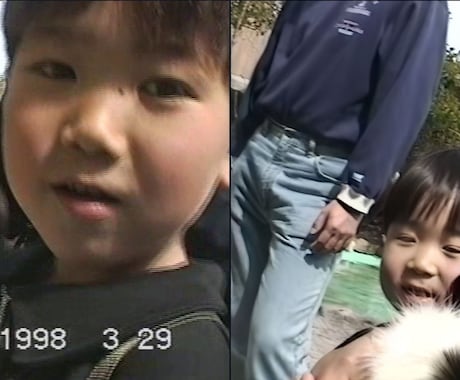 昔の動画をAIデジタルリマスターで綺麗にします ホームビデオなど思い出の動画を最新技術で高画質化しませんか イメージ1