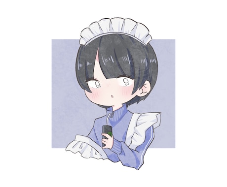 かわいいデジタルイラスト作成します うるうるお目目のかわいいイラストです イメージ2