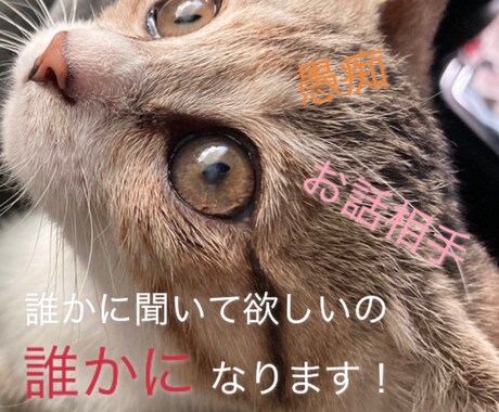 60分間雑談、愚痴聞きます 誰かと話したい時にお気軽に、誰にも話せない話や愚痴などもＯＫ イメージ1