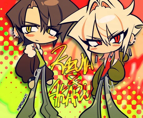 平成カワイイ！デフォルメイラストお描きします ポップで懐かしい雰囲気のイラストをお届け！商用利用OKです♪ イメージ2