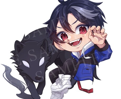 SDキャラ/ミニキャラクターを作成します グッズ用／配信用／アイコン用のSDキャラクターイラスト イメージ2
