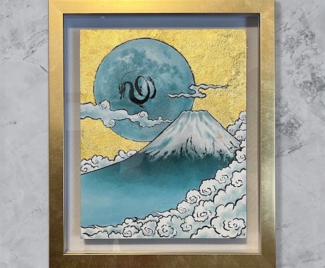 世界に一枚だけの、和風絵画をお届けします 完全一点物｜制作風景をYouTubeで公開希望の方も歓迎！ イメージ1