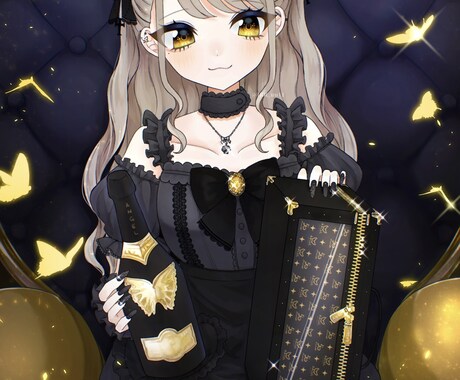豪華な1枚イラスト描きます 活動している方やオリキャラのイラストが欲しい方全てへ イメージ1