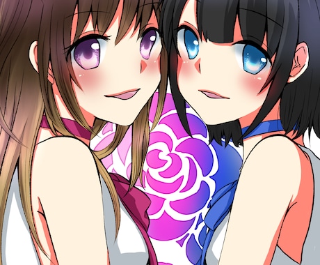 X(旧Twitter)のアイコン描きます 甘めな女の子やアイドル風の男の子など イメージ2