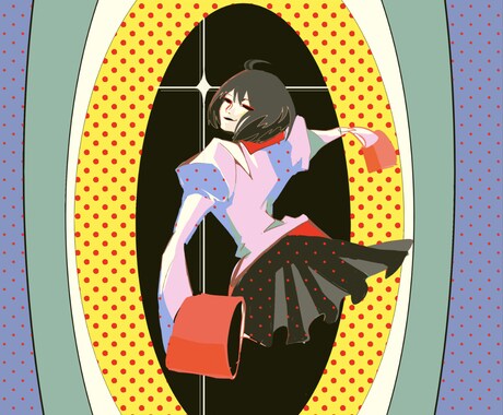 一枚絵、表紙絵描きます 表紙絵、CDジャケット、アイコンなど商品の顔に。 イメージ2
