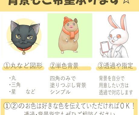 ペットもOK!商用可の可愛い動物アイコンを描きます 修正は無制限！ヒアリングであなたの欲しいアイコンを作ります イメージ2