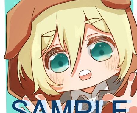 アニメ塗りのかわいいアイコンお描きします 新しいアニメ塗りのアイコンが欲しい人におすすめです イメージ2