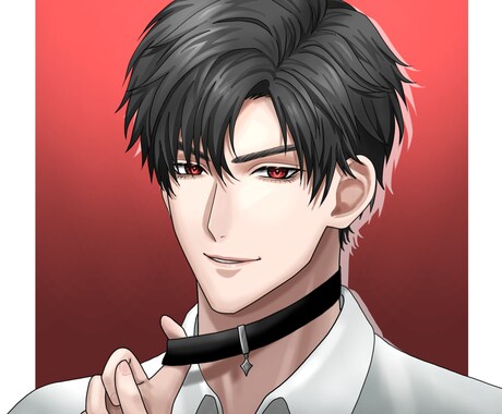 SNS用アイコンをお描きします イケメンな男性アイコンをお求めの方へ イメージ2