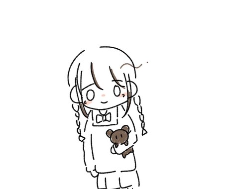 ゆるゆるなニンゲンを描きます 自由に使ってあげてください！うちの子を！！ イメージ2