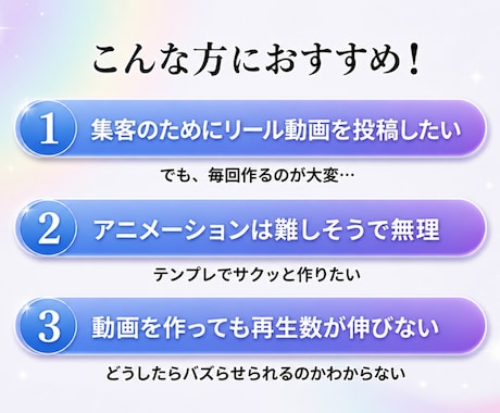 丸投げOK！伸びるショ－ト動画を制作代行します インスタ運用！占い師・カウンセラー特化デザインで集客力アップ イメージ2