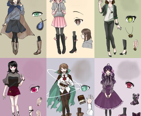 あなただけのかわいいキャラクターをデザインします 要望に合わせキャラクターをデザインします！ イメージ2