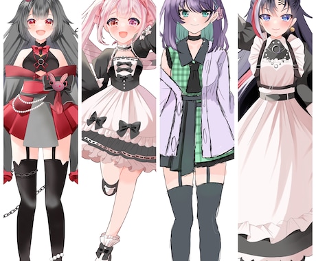 配信者さん向けのイラストを提供させて頂きます 可愛くキラキラなイラストが得意です イメージ2