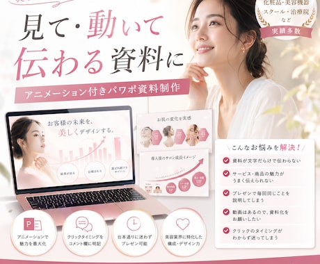 医療機関向け士業の提案トークを動くパワポにします 専門用語だらけの提案を院長に伝わる資料へ。クリック指定つき イメージ1