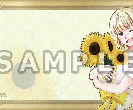 アイドルやライバーのメセカ、フラスタ等描きます 試用特別単価！企画用イラスト制作希望にお応えします！ イメージ2