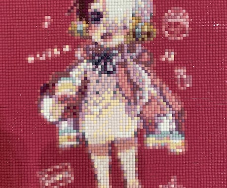 ダイヤモンドアート作成代行します ☆早く作成！キレイに配送を心がけます☆ イメージ2
