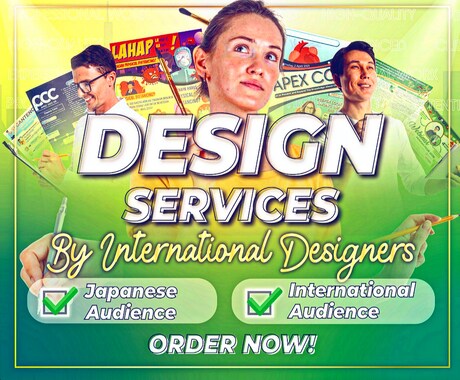 海外デザイナーがインバウンド向けデザイン作成します 日本人と外国人に刺さるデザインはこんなに違う！チラシ翻訳◎ イメージ1