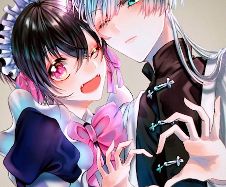 配信サイトサムネ・ASMR・立ち絵 等 描きます 【商用利用相談◎】イラスト/TRPG立ち絵 イメージ1