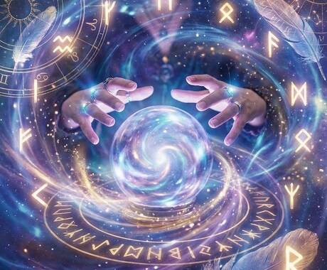 あなたの気になる未来の秘密をリーディングします プロの鑑定士が傷ついた魂を開運して魔法の秘術で本格鑑定します イメージ1