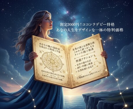 運命の羅針盤　未来を映し出す鑑定書だします 思わず欲しくなる、あなたの人生をデザインする一枚の道標 イメージ1