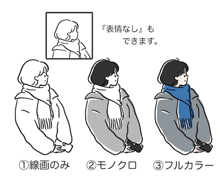 写真から♡シンプルかわいい線画イラスト描きます 思い出の写真をイラスト化してみませんか？ イメージ2