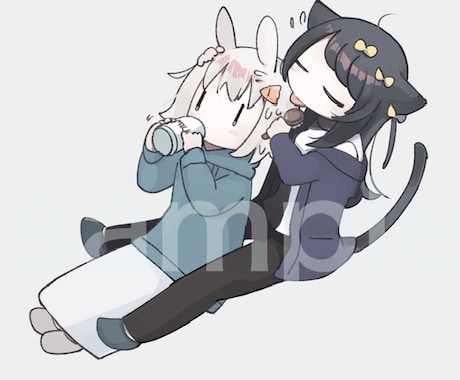 ふわふわかわいいイラストを制作します 動画のサムネやSNSアイコンなどが必要な方へ イメージ1