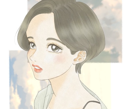 女の子のイラスト描きます おしゃれな女の子のイラストを描きます イメージ1