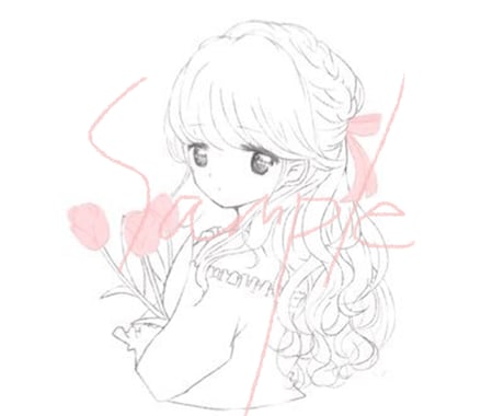 シンプル＊アイコンイラストお描きします モノクロorワンカラー お選びいただけます！修正何度でも◎ イメージ1