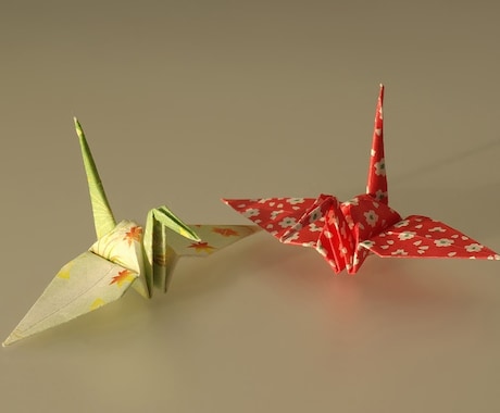 心を込めて『折り鶴』を折ります サイズや色の指定からご相談可能です！ イメージ1