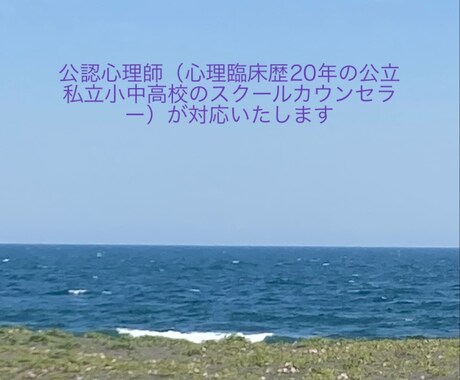 現役教職員のための相談、承ります 教育領域での心理臨床歴約20年の公認心理師が対応 イメージ1