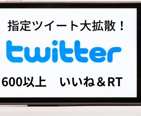 インプ１万級！600RT600いいね以上拡散します Twitter拡散/YouTube宣伝/自社商品の紹介 イメージ1