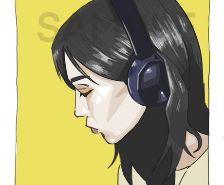 独特！ポップでシンプルかつお洒落イラスト描きます 独特な塗り！世界で一枚のイラストいかがでしょうか！ イメージ2