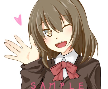 カワイイ女の子のイラスト描きます オリジナルアイコンや自分だけのイラストをお求めの方へ イメージ2