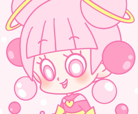 かわいいちびキャラの待ち受けイラストお描きします かわいいチビーズがたくさん待っています！ イメージ1