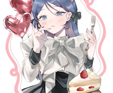 バストアップのイラストをお描きします イメージ1