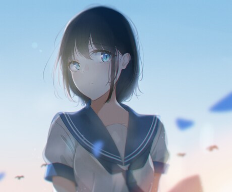 雰囲気のある女の子のイラストを描きます 同人作品や書籍、PVなど幅広く対応！ イメージ1