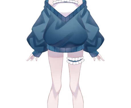 可愛い女の子の立ち絵描きます シンプルで可愛い立ち絵が描けます イメージ2
