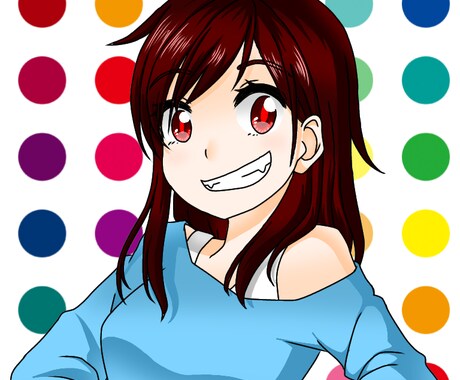 躍動感溢れるアイコン描きます あなた好みのアイコンに仕上げます！ イメージ2