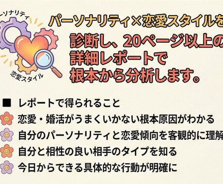 あなたの恋愛パターンを心理学で診断します なぜ同じ失敗を繰り返す？その「正体」を心理学で解明。 イメージ2
